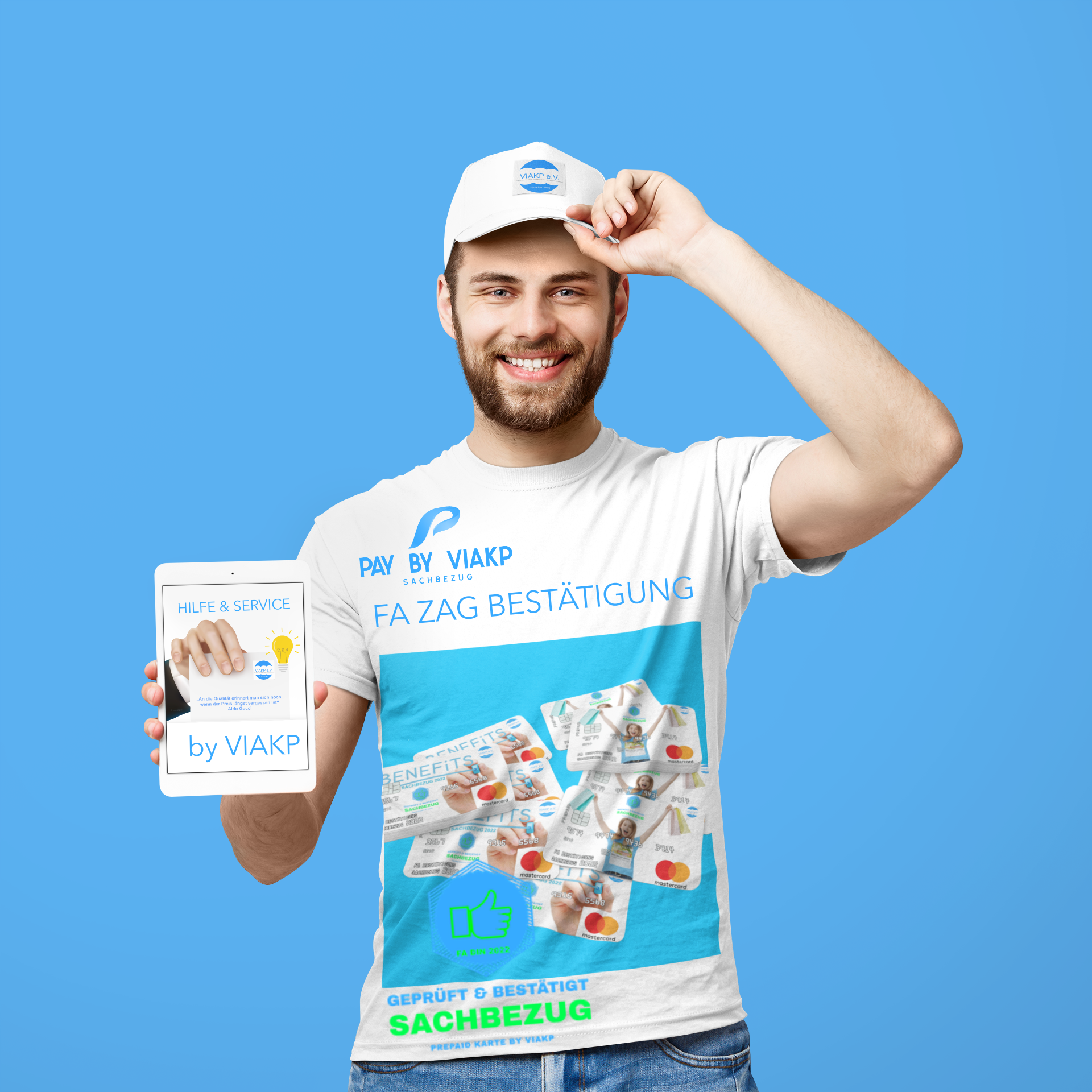 Steuerfreier Sachbezug nach ZAG ab 2022 über die prepaid Kreditkarte by VIAKP